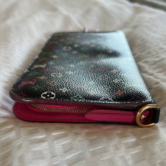 *SOLD* Louis Vuitton Monogram Multicolor Portefeiulle Ansoritto Long Wallet EUC - Picture 4 of 11